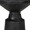 vidaXL Side Table Black Solid mango wood Small Durable Side Table