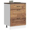 vidaXL Kitchen Base Cabinet Old wood Engineered wood Standard