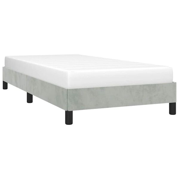 vidaXL Bed Frame Light Grey