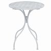 vidaXL Garden Furniture Set Greyish White Powder-coated Steel Medium