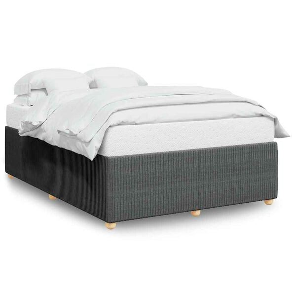 vidaXL Bed Frame Dark Gray