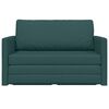 vidaXL Sofa Bed Dark Green 48.82 x 27.95 x 30.71 in Velvet