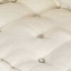 vidaXL Modular Sofa 4 pcs Cream Fabric