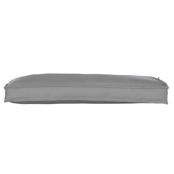 vidaXL Cushion Grey 39.37 x 15.75 x 3.15 in Oxford Fabric