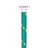 vidaXL Boat Rope Green 0.63 " 164.0 ' Polypropylene