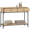vidaXL Console Table Sonoma oak Engineered wood Narrow Console Table