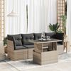 vidaXL Garden Sofa Set Grey