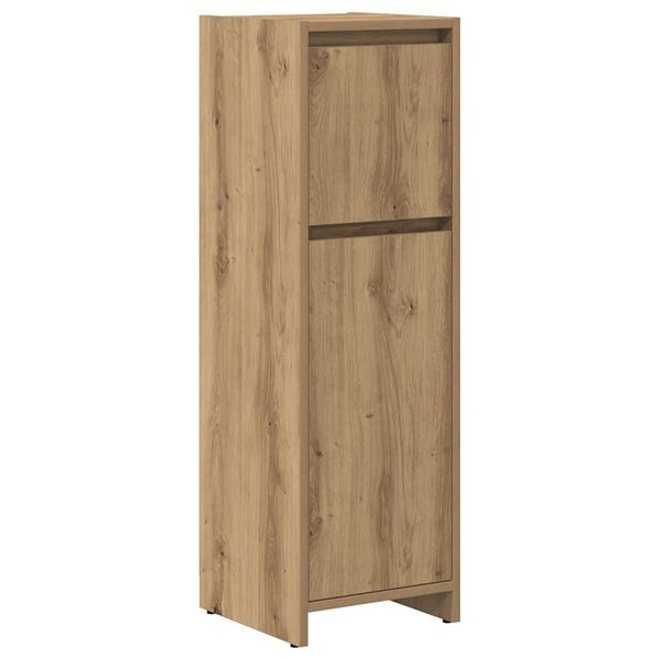 vidaXL Bathroom Furniture Set Artisan Oak Engineered Wood