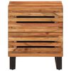 vidaXL Bedside Cabinet Set of 2 Natural wood