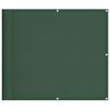 vidaXL Balcony Screen Dark Green 35.4x315.0" 100% Polyester Oxford