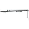 vidaXL Awning Frame Retractable Anthracite 8.20 x 6.56 ft Metal