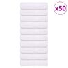 vidaXL Hand Towel Set of 50 White 100% Cotton Standard Hand Towel