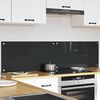 vidaXL Kitchen Backsplash 2 pcs Dark Grey 31.50 x 15.75 in