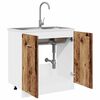 vidaXL Sink Bottom Cabinet Old wood Engineered wood Standard