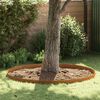 vidaXL Lawn Edging 4 pcs Rusty 450 x 0.05 x 15 cm Weathering Steel