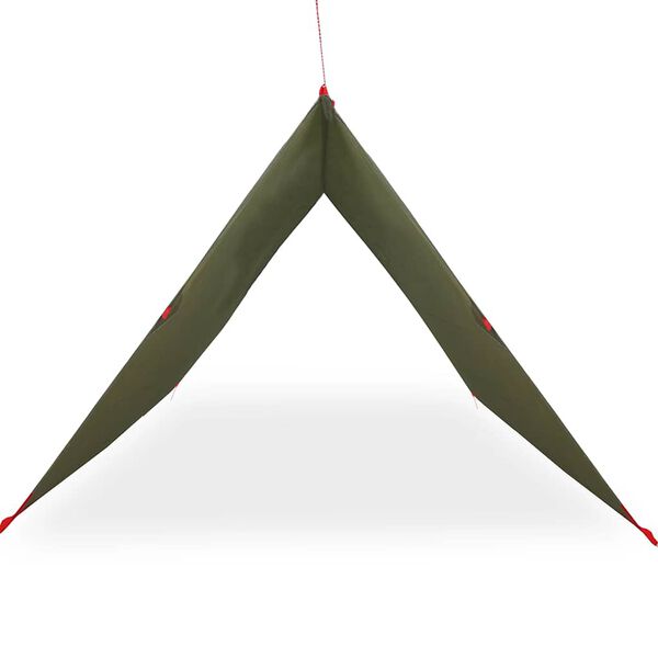 vidaXL Camping Tarp Olive Green 159.8x120.5" Waterproof