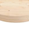 vidaXL Table Top Natural wood Solid pine wood (untreated) 35.4 inch round