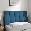 vidaXL Headboard Cushion Blue Velvet (100% polyester) 31.5 in width