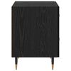 vidaXL Bedside Cabinet 2 pcs Black Oak 15.75 x 13.78 x 18.70 in