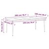 vidaXL Garden Dining Set Grey and Black