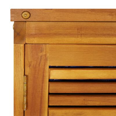 vidaXL Patio Storage Box 55.1"x34.3"x40.9" Solid Wood Acacia