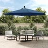 vidaXL Cantilever Garden Parasol Azure Blue UV Protective Polyester Large