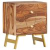 vidaXL Bedside Cabinet Natural Acacia Solid Acacia wood