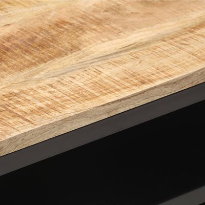 vidaXL TV Cabinet 47.2"x11.8"x15.7" Solid Rough Mango Wood