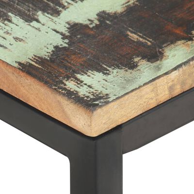 vidaXL Side Table 15.7"x15.7"x13.8" Solid Reclaimed Wood