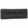 vidaXL Pallet Cushion Set of 5 Black Fabric (100% polyester)