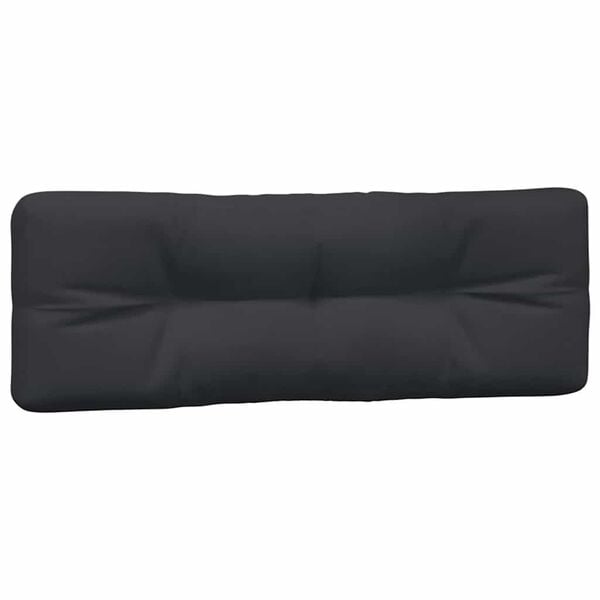 vidaXL Pallet Cushion Set of 5 Black Fabric (100% polyester)