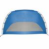 vidaXL Beach Tent Azure Blue 107.9"x70.1"x66.9"/58.3" 185T Polyester