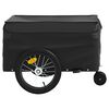 vidaXL Bike Trailer Black 99.2 lb Iron