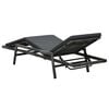 vidaXL Sunlounger Grey PE rattan Standard Adjustable Footrests