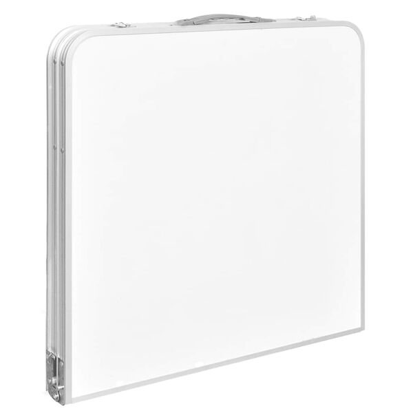 vidaXL Foldable Camping Table Height Adjustable Aluminum 47.2"x23.6"