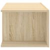 vidaXL TV Cabinet Sonoma oak Engineered wood Medium TV Cabinet