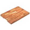 vidaXL Chopping Board 19.7"x13.8"x1.6" Solid Wood Acacia