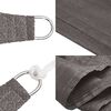 vidaXL Sunshade Sail HDPE 6.6x11.5' Anthracite
