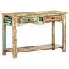 vidaXL Console Table Multi-colored with green, brown, beige