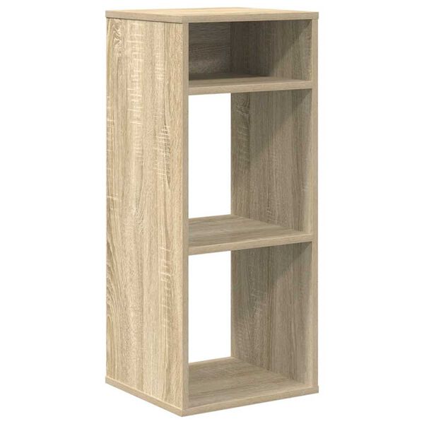 vidaXL Book Cabinet Sonoma Oak Engineered Wood Medium Book Cabinet