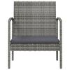 vidaXL Patio Lounge Set Set of 16 Gray