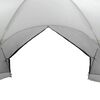 vidaXL Tents with Roof with Air Vent Gray 434 x 434 x 230 cm Polyester