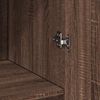 vidaXL Storage Cabinet Brown Oak Engineered Wood Tall Storage Cabinet