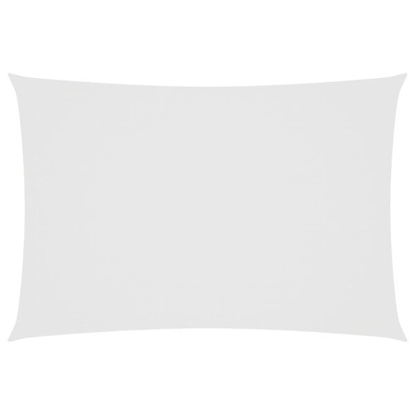vidaXL Sunshade Sail Oxford Fabric Rectangular 8.2x14.8' White