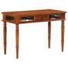 vidaXL Desk with Drawer 43.3"x19.7"x29.9" Solid Wood Acacia