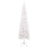 vidaXL Christmas Tree White PVC, Steel Slim Adjustable Features