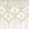 vidaXL Macrame Curtain 55.1x94.5" Cotton