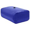 vidaXL Water Tank Blue PVC Large Rollable Water Tank Rectangular