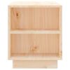 vidaXL TV Cabinet Natural Wood Solid Pine Wood Medium TV Cabinet