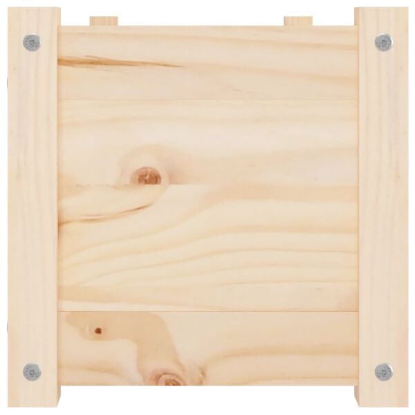 vidaXL Garden Planter Natural Pine Solid Pinewood Large Durable